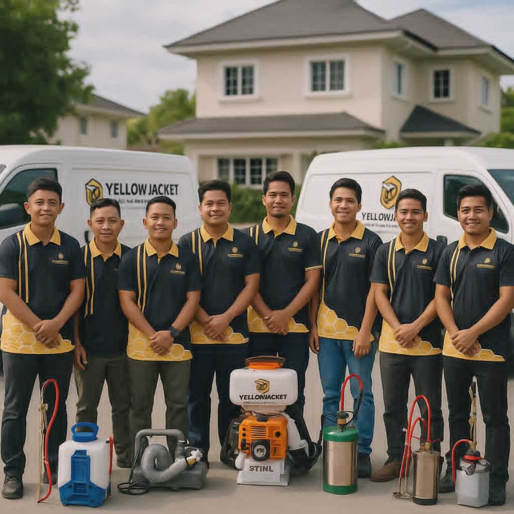 Professional pest control technician